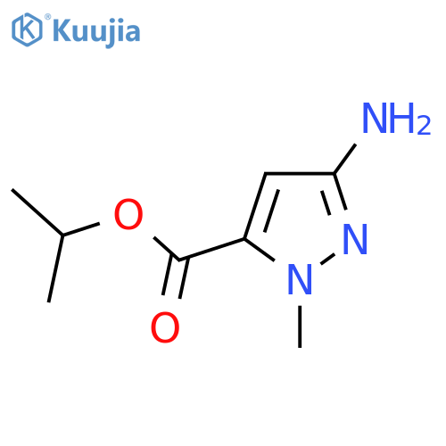 Propan-2-yl 3-amino-1-methyl-1H-pyrazole-5-carboxylate structure