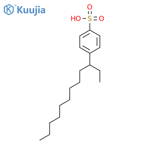 Benzenesulfonic acid,4-(1-ethyldecyl)- structure