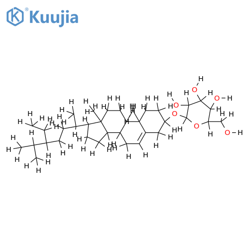 beta-D-Glucopyranoside-Stigmast-5-en-3-ol structure