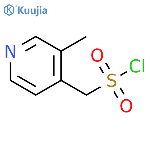 4-Pyridinemethanesulfonyl chloride, 3-methyl- structure