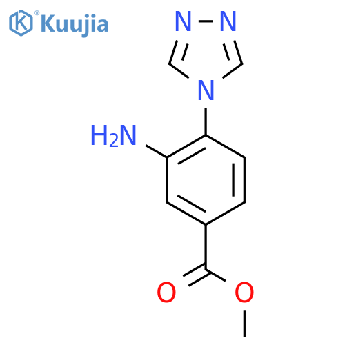 methyl 3-amino-4-(4H-1,2,4-triazol-4-yl)benzoate structure