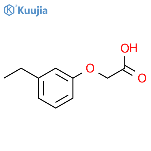 2-(3-ethylphenoxy)acetic acid structure