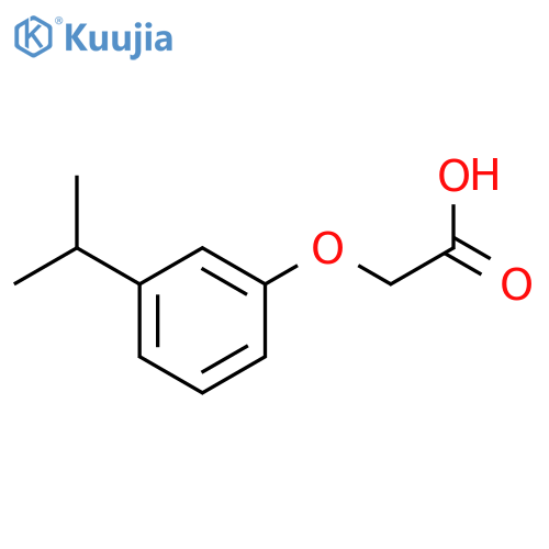 2-3-(Propan-2-yl)phenoxyacetic Acid structure