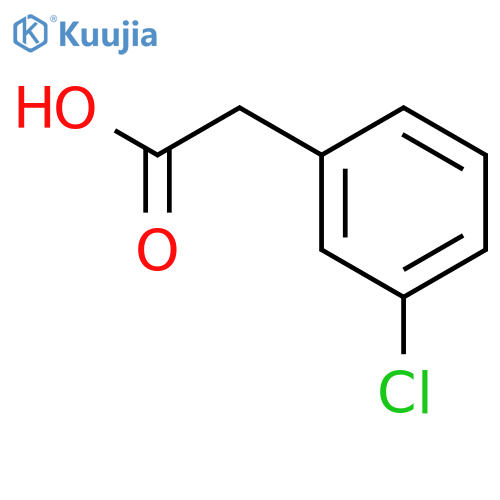 3-Chlorophenylacetic acid structure