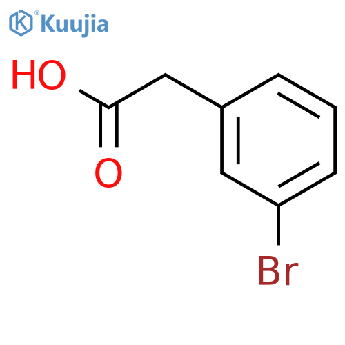 3-Bromophenylacetic acid structure