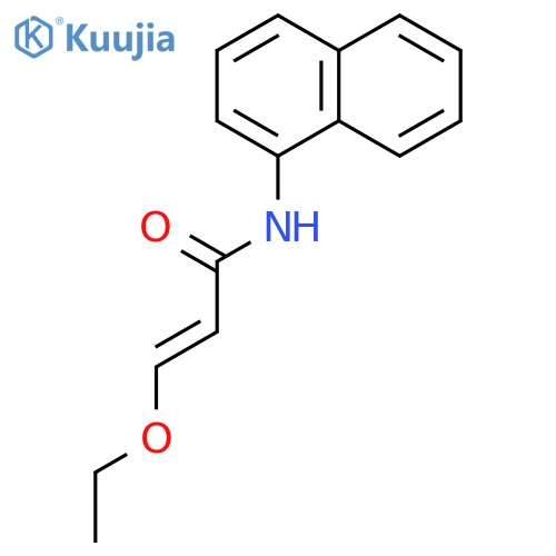 2-Propenamide, 3-ethoxy-N-1-naphthalenyl-, (E)- structure