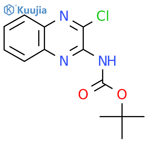 tert-butyl N-(3-chloroquinoxalin-2-yl)carbamate structure