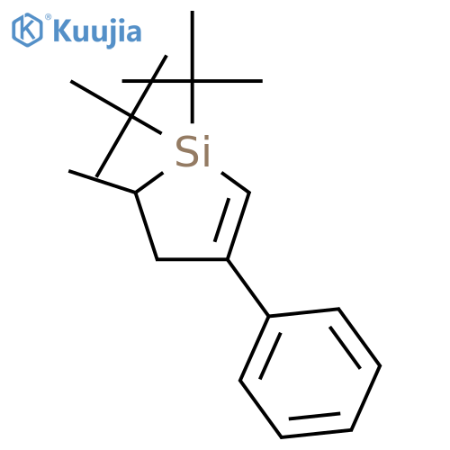 Silacyclopent-2-ene, 1,1-bis(1,1-dimethylethyl)-5-methyl-3-phenyl- structure