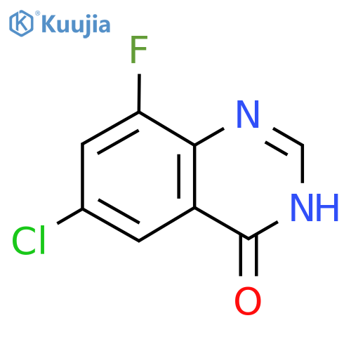 6-chloro-8-fluoroquinazolin-4(3H)-one structure