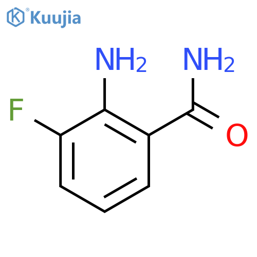 2-Amino-3-fluorobenzamide structure