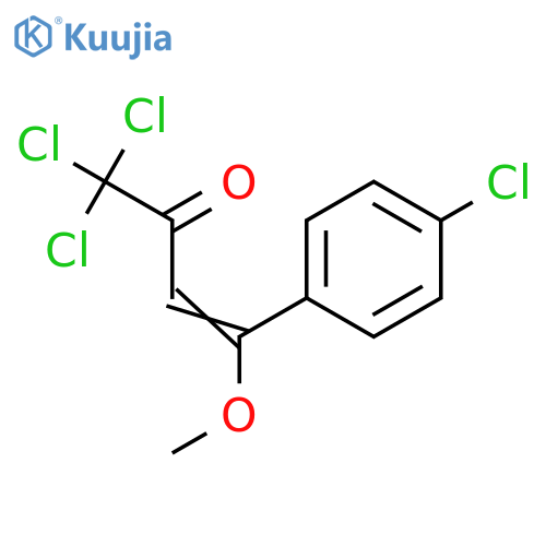 3-Buten-2-one, 1,1,1-trichloro-4-(4-chlorophenyl)-4-methoxy- structure