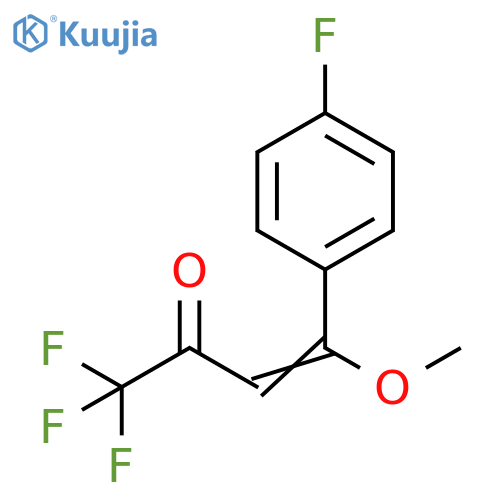3-Buten-2-one, 1,1,1-trifluoro-4-(4-fluorophenyl)-4-methoxy- structure