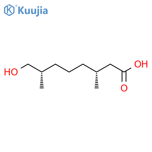 3R,7S-Dimethyl-8-hydroxyoctanoic Acid structure