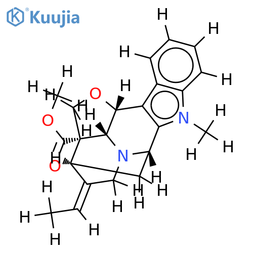 (16R)-6beta,17-epoxy-1-methyl-sarpagane-16-carboxylic acid methyl ester structure