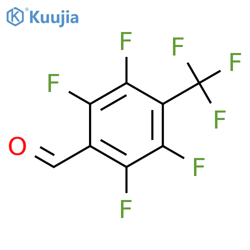 2,3,5,6-Tetrafluoro-4-(trifluoromethyl)benzaldehyde structure