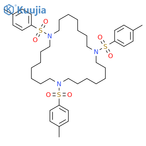1,9,17-Triazacyclotetracosane, 1,9,17-tris[(4-methylphenyl)sulfonyl]- structure