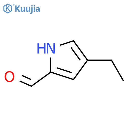 4-Ethyl-1H-pyrrole-2-carboxaldehyde structure