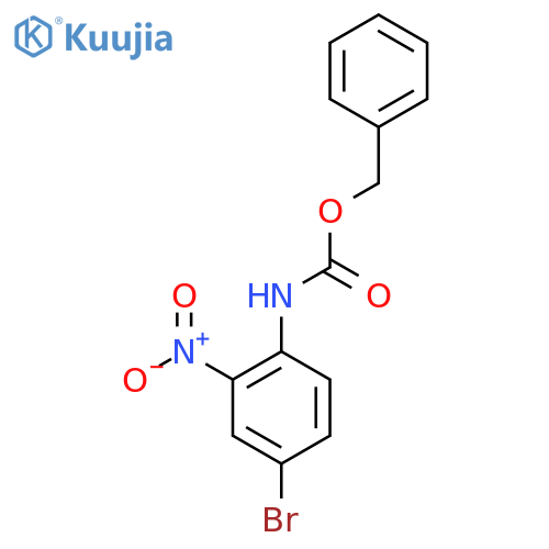 benzyl N-(4-bromo-2-nitrophenyl)carbamate structure