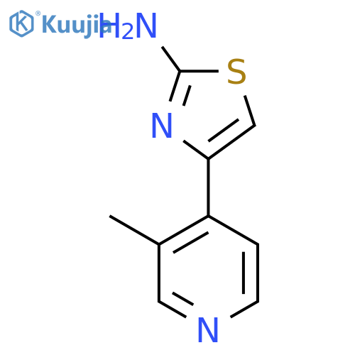 4-(3-Methylpyridin-4-yl)-1,3-thiazol-2-amine structure