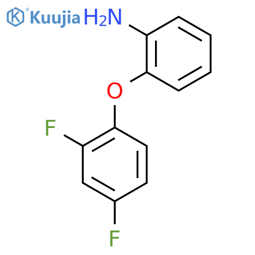 Benzenamine, 2-(2,4-difluorophenoxy)- structure