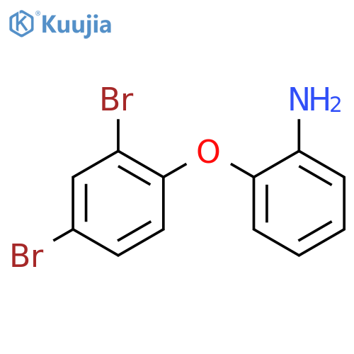 Benzenamine, 2-(2,4-dibromophenoxy)- structure
