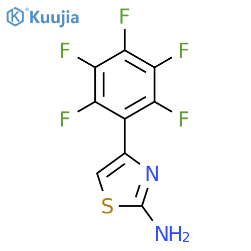 2-Thiazolamine, 4-(pentafluorophenyl)- structure