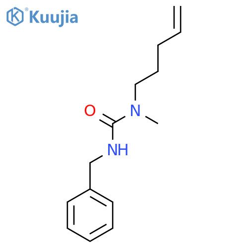 1-Benzyl-3-methyl-3-(pent-4-en-1-yl)urea structure