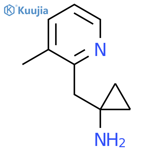 1-[(3-Methylpyridin-2-yl)methyl]cyclopropan-1-amine structure