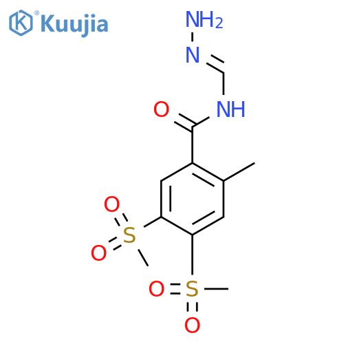 Benzamide,N-(aminoiminomethyl)-2-methyl-4,5-bis(methylsulfonyl)- structure