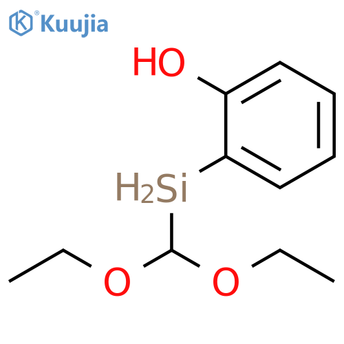 Phenol, 2-(diethoxymethylsilyl)- structure