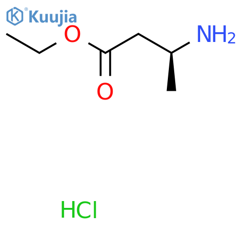 S-3-amino-Butanoic acid ethyl ester hydrochloride structure