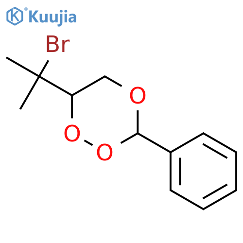 1,2,4-Trioxane, 6-(1-bromo-1-methylethyl)-3-phenyl- structure