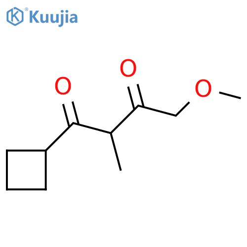 1-Cyclobutyl-4-methoxy-2-methylbutane-1,3-dione structure