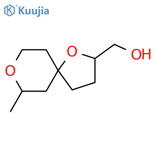 (7-Methyl-1,8-dioxaspiro[4.5]decan-2-yl)methanol structure