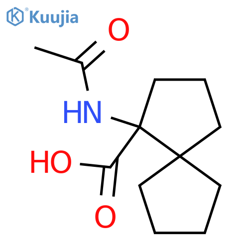 1-Acetamidospiro[4.4]nonane-1-carboxylic acid structure