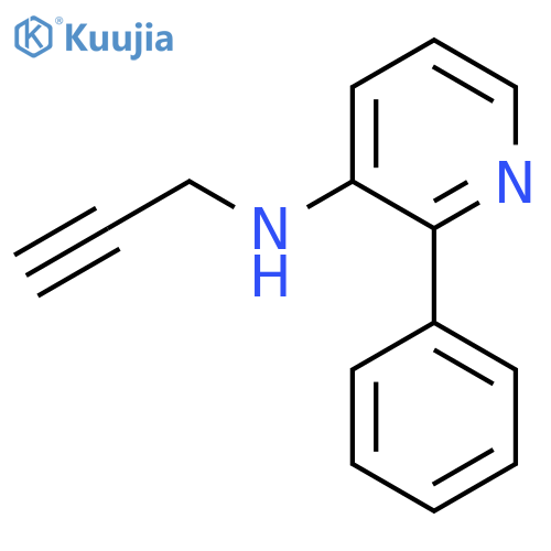 2-phenyl-N-(prop-2-yn-1-yl)pyridin-3-amine structure