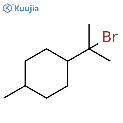 Cyclohexane, 1-(1-bromo-1-methylethyl)-4-methyl- structure
