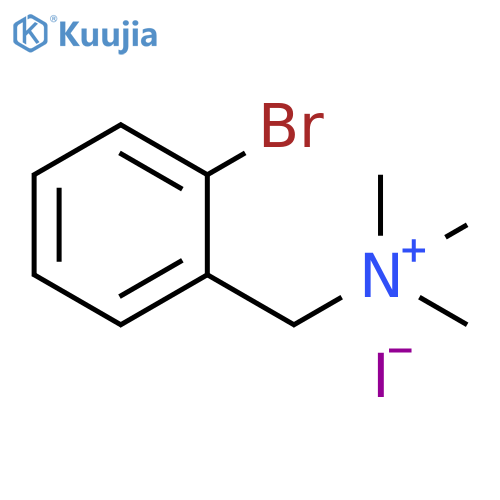 Benzenemethanaminium, 2-bromo-N,N,N-trimethyl-, iodide (1:1) structure