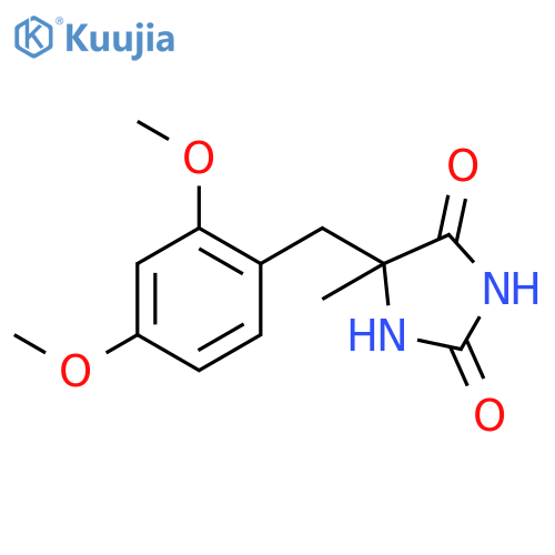 5-(2,4-dimethoxybenzyl)-5-methylimidazolidine-2,4-dione structure