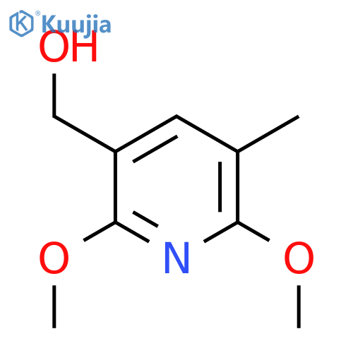 2,6-Dimethoxy-5-methylpyridine-3-methanol structure