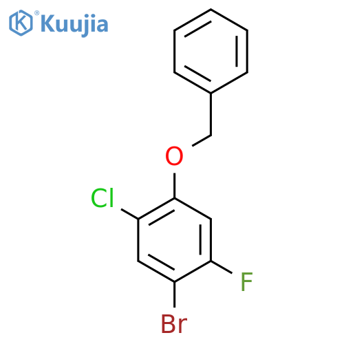 4-Benzyloxy-1-bromo-5-chloro-2-fluorobenzene structure