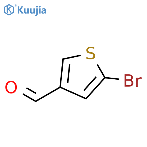 5-Bromothiophene-3-carbaldehyde structure