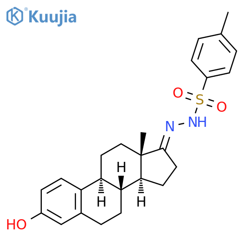 (2E)-(3-Hydroxyestra-1,3,5(10)-trien-17-ylidene)hydrazide 4-Methyl-benzenesulfonic Acid structure