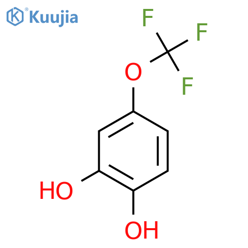 4-(Trifluoromethoxy)benzene-1,2-diol structure