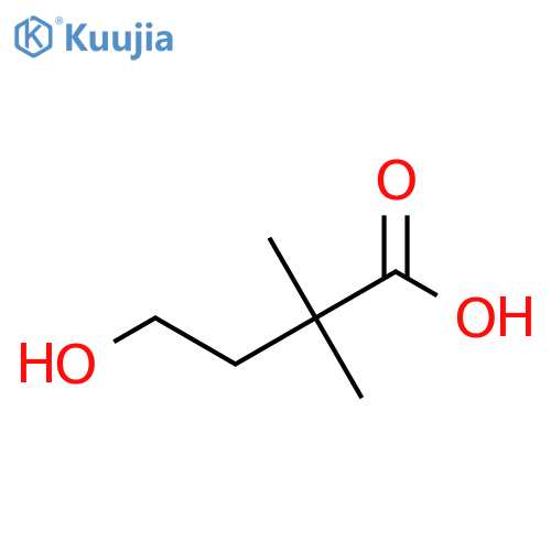 4-Hydroxy-2,2-dimethylbutanoic acid structure