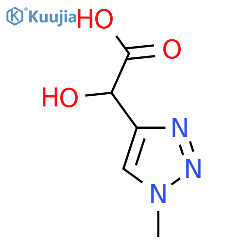 2-hydroxy-2-(1-methyl-1H-1,2,3-triazol-4-yl)acetic acid structure