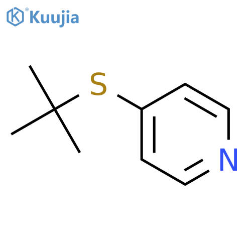 4-(tert-butylsulfanyl)pyridine structure