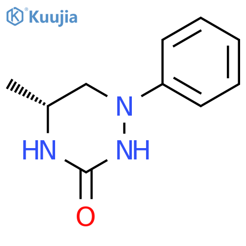 1,2,4-Triazin-3(2H)-one, tetrahydro-5-methyl-1-phenyl-, (5R)- structure