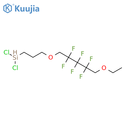 Silane, dichloro[3-[(5-ethoxy-2,2,3,3,4,4-hexafluoropentyl)oxy]propyl]- structure