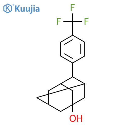 Tricyclo[3.3.1.13,7]decan-1-ol, 4-[4-(trifluoromethyl)phenyl]- structure
